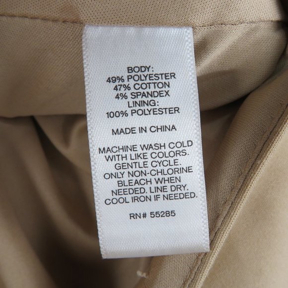 Express* Women's Fully Lined Backside Zipper‎ Full A-Line Short Skirt~ Size 10 - Picture 4 of 7